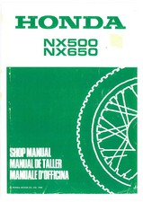 MANUALE OFFICINA Honda Dominator NX500-650