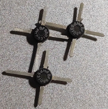 3x BF980, dual gate N-channel MOSFET, PHILIPS, case SOT-103, NUOVO (NOS)