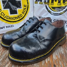 Punta in acciaio con valutazione di sicurezza vintage made in England Dr Martens 1925 uomo 10UK 10.5US