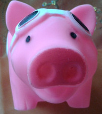 Gioco per cani Maiale con le ali e con gli occhiali