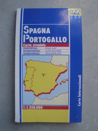 Mappa cartina stradale spagna - ,