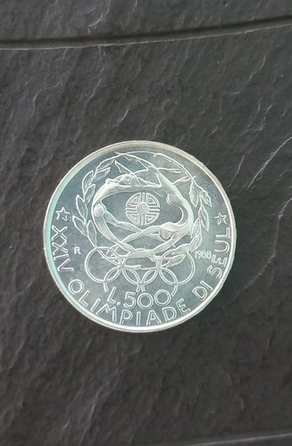 Moneta argento 835 lire - moneta,