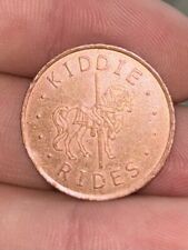 VINTAGE GETTONE COIN -TECNOTRON DEDEM - KIDDIE RIDES - RARISSIMO