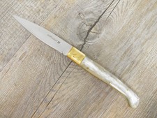 COLTELLO 22 CM SARDO SARDEGNA Pattadesa Pattada MANICO  CORNO BUE lama 10 cm