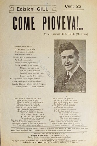 Spartiti come pioveva - spartiti, pioveva!..