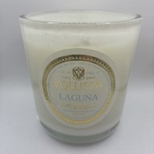 VOLUSPA LAGUNA CANDELA GRANDE VASO VETRO 12 OZ