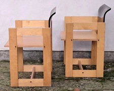 Particolare Coppia Di Sedie Vintage Anni 80