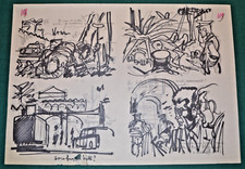 MAGNUS Original Comic Art Preliminare tavola originale 118/119 LO SCONOSCIUTO #1