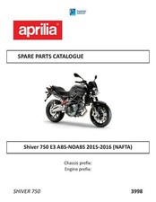 Aprilia parts manual book 2015