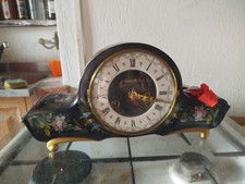 orologio vintage pendola da tavolo "Euroclock"funziona leggere bene descrizione