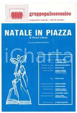 1985 SARONNO Teatro - GRUPPO PALCOSCENICO "Natale in piazza" Brochure