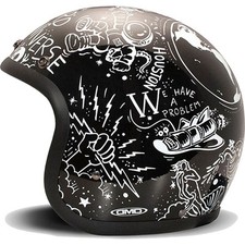 Casco moto DMD vintage