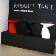 Tavolo/Tavolino PARABEL TABLE rosso EERO AARNIO per ADELTA