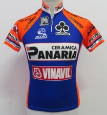 PANARIA MAGLIA SHIRT JERSEY ITALIA SANTINI VINTAGE CYCLING CICLISMO MTB BICI