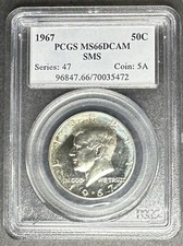 1967 SMS Kennedy mezzo dollaro