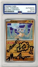 PSA Firmato Cubone 151 Reverse