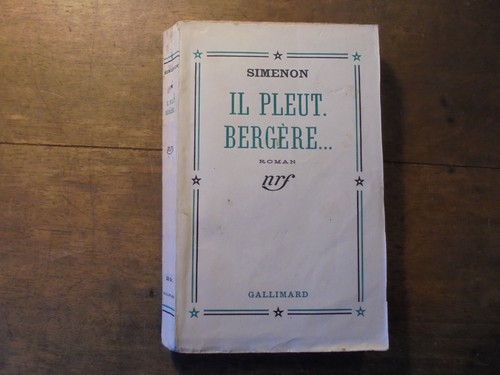 Simenon edition 1941 pleut - 1941,