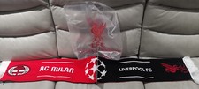 🐦‍🔥🇮🇹🇬🇧 Sciarpa NUOVA AC Milan V Liverpool UEFA Champions League 17/9/24 e borsa