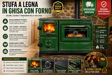 Stufa legna con - stufa, forno