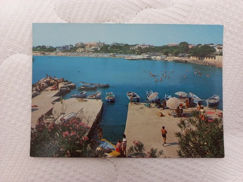 Cartolina trani spiaggia - cartolina,
