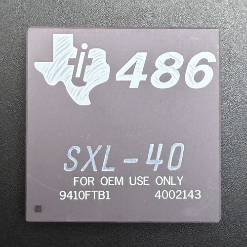 Texas instruments ti486sxl - texas, ti486sxl-40