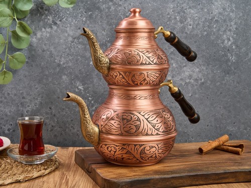 Teiera rame con - teiera, in