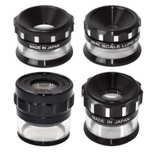 Lente di ingrandimento portatile originale PEAK 10X 15X 20X 30X scala con scala standard