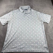 Polo da golf Ben Hogan Performance uomo XL bianca carrelli mazze borse