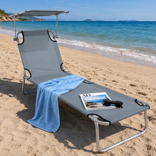 Lettino mare pieghevole - lettino,
