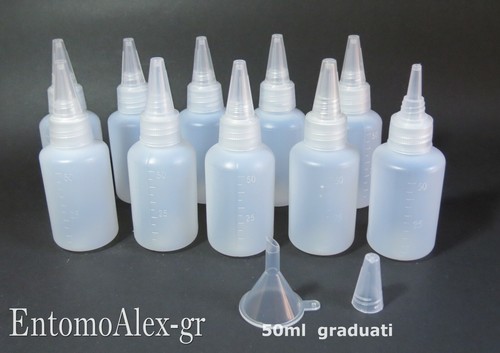 Flaconi bottiglie 50ml - 50ml, x10