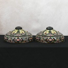 Coppia di paralumi pendenti in