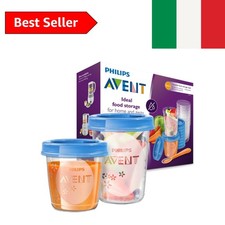 Philips Avent /20 Set Vasetti per la Conservazione delle Pappe, 10 Pezzi 180 ...