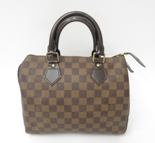 Autentica borsa a mano Louis Vuitton Damier Ebene Speedy 25 F#45734