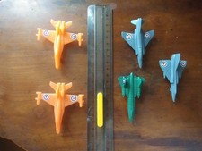 5 Aerei Caccia Jet Militari F 18  Phantom Mirage In Plastica C