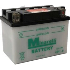 BATTERIA YB4L-B 12V 4AH PER PIAGGIO VESPA ET2 50 1997 > 2005  MOTORPARTS MINAREL