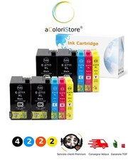 KIT 10 Cartucce per Epson wf 7620 7610 7110 3620 3640 D T W F compatibili 27XL