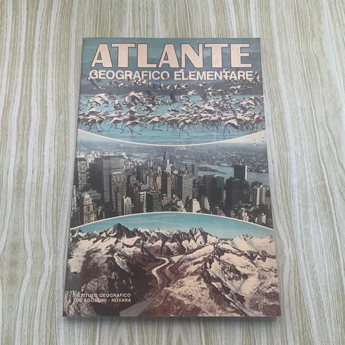 Vintage atlante geografico - atlante,