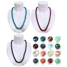 Collana lunga pietre dure - collana,