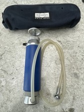 Katadyn Filtro Acqua Tascabile Blu Portatile per Campeggio Swiss Made con Sacchetto