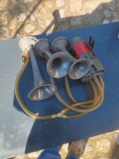 TROMBE CLAXON "STEBEL" IN ALLUMINIO  dell'epoca 