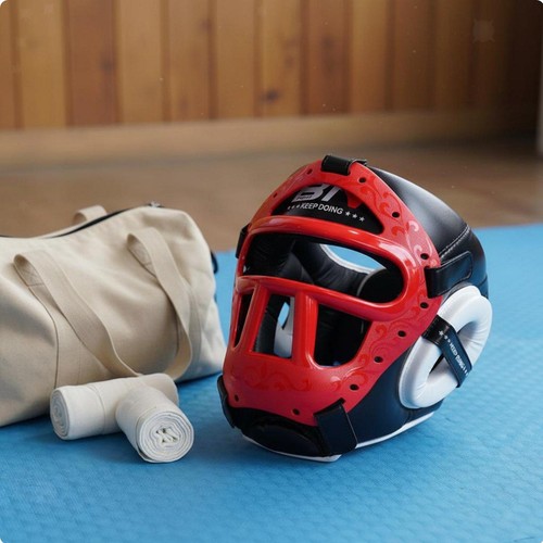 Casco boxe con - boxe,