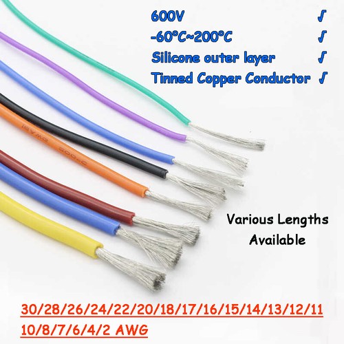 2awg 30awg cavo silicone - ul,