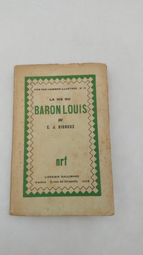 Vie baron louis - la, c