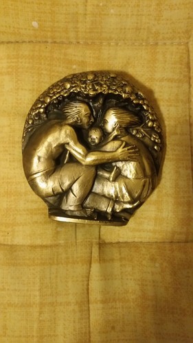 Scultura bronzo angelo - in,