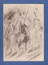 Cartolina illustrata Ferruccio Ferrazzi Gioco del Polo  viaggiata 1976