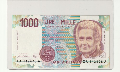 Mille lire montessori - lire,