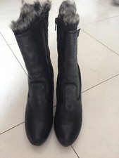 Stivali Di Pelle. Donna Tg 40