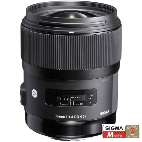 Sigma 35mm hsm art - 35mm, f1.4