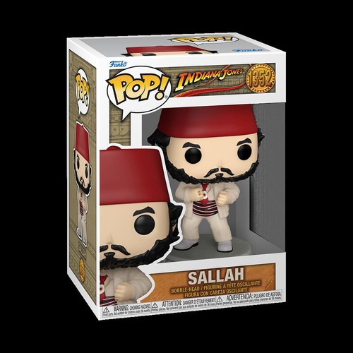 Funko pop indiana jones - indiana, sallah