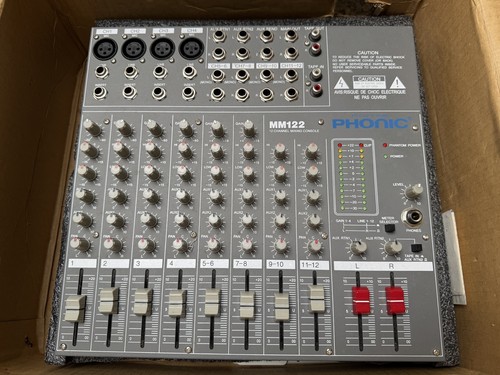 Miscelatore fonico mm122 - miscelatore,